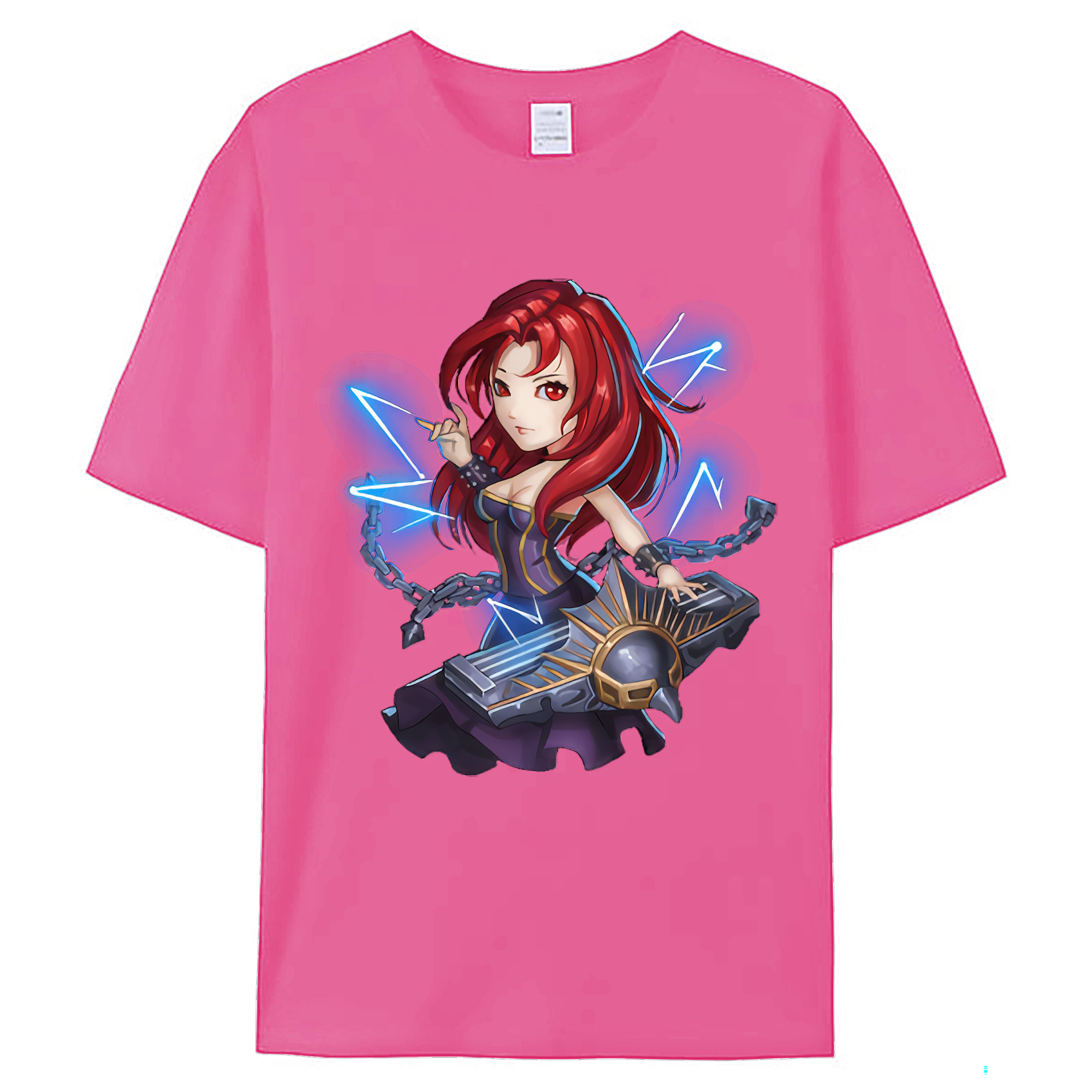 （画像用） リーグ・オブ・レジェンド League of Legends LOL レディースカジュアルプリントTシャツ（綿100％）